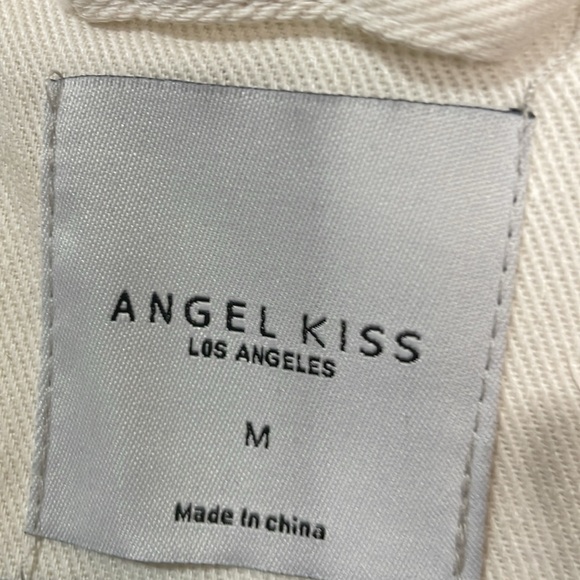 NWOT Angel Kiss Sherpa and Denim Trim Jacket - Picture 6 of 6